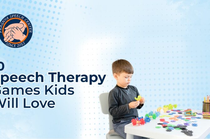 10 Fun and Effective Speech Therapy Games for Children at Pragyan Speech Center 🎉🧩