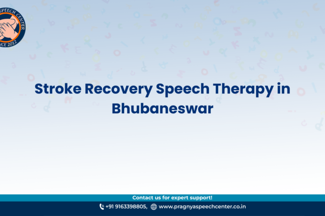 Stroke Recovery Speech Therapy for Adults After Stroke in Bhubaneswar