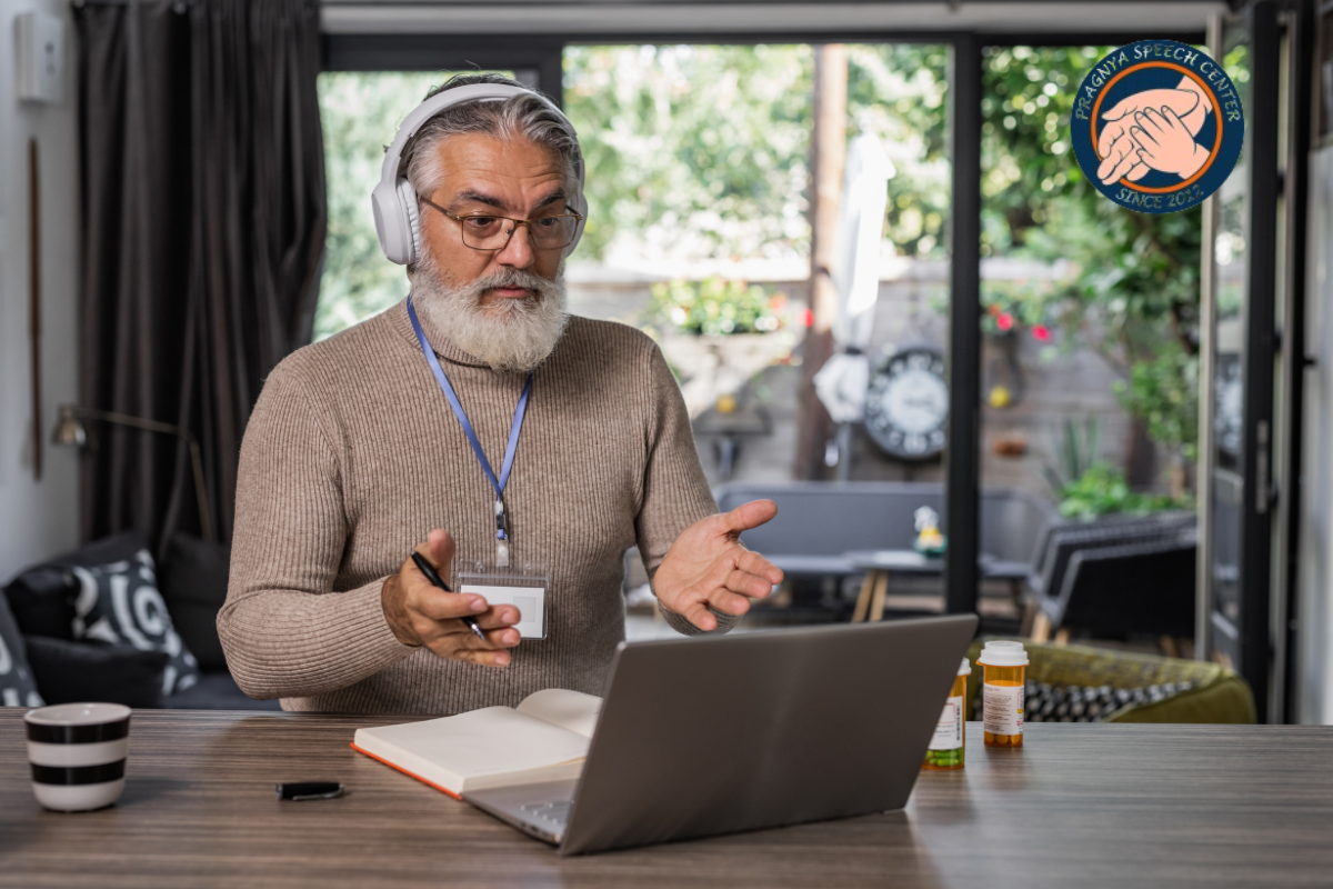 Online speech therapy for adults helping improve speech clarity, fluency, confidence, and communication skills through personalised sessions